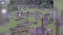 Radnik na groblju pregledao snimak nadzorne kamere: Nije mogao vjerovati očima šta će se pojaviti na 0:11!