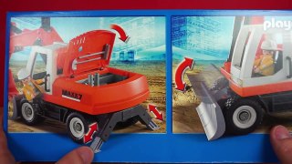 Schaufel Bagger mit Räumschild 6860 - Playmobil City Action - Film Baustelle LKW