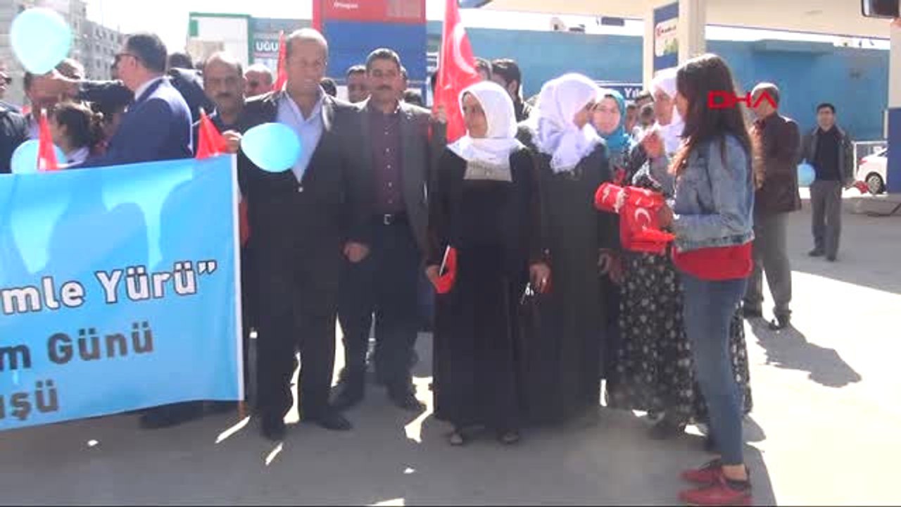 Şırnak'ta 'Otizm Farkındalık Günü? Yürüyüşü
