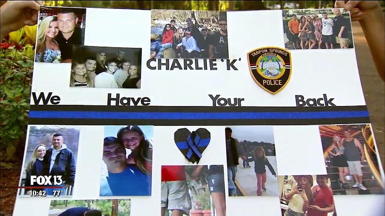 Officers escort fallen colleague's daughter to prom