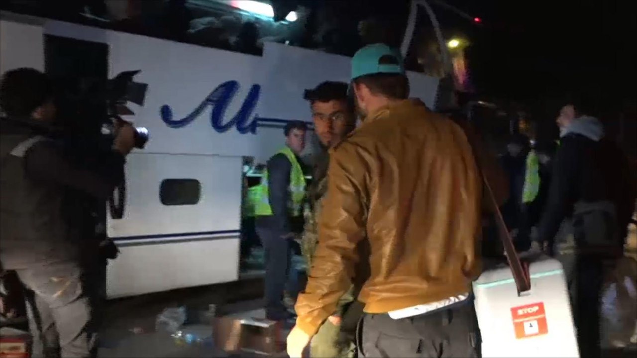 وصول قافلة مقاتلي فصيل "فيلق الرحمن" لريف حماة