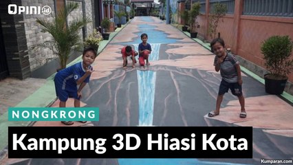 #1MENIT | Kampung 3D Hiasi Kota