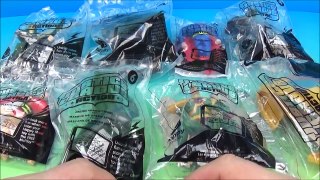 DC JUSTICE LEAGUE ACTION SET OF 8 McDONALDS 2016 HAPPY MEAL TOYS VIDEO REVIEW