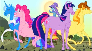 ✿ MLP Horses And Giraffes Compilation - My Little Pony Coloring Book Video Episode For Kids FIM HD