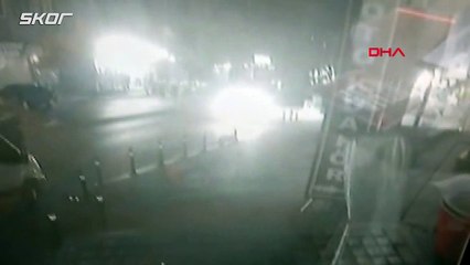 Mehmet Şanlı'nın uğradığı sopalı saldırı kamerada