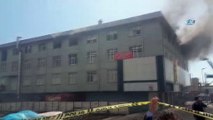 Gaziosmanpaşa'da bir tekstil fabrikasında yangın çıktı. Olay yerine çok sayıda itfaiye ekibi sevk edildi