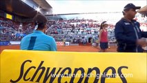 2015 Madrid Open: 2R- Kyrgios vs Federer (1) Highlights