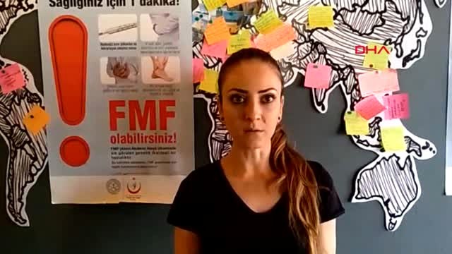 İzmir-Ailevi Akdeniz Ateşi Hastaları Basın Açıklamasıyla Destek İstedi