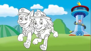 Paw Patrol Coloring Pages For Kids - colorear a la patrulla canina en español