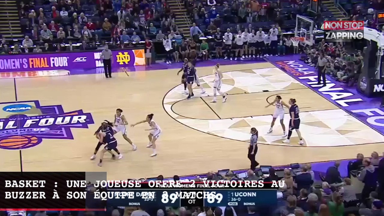 Basket : une joueuse inscrit 2 paniers au buzzer en 2 matchs et devient une star (vidéo)