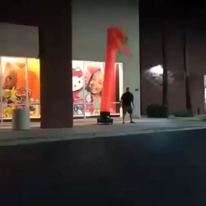 Drunk man thinks he is one of them