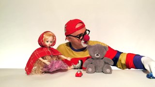 Learn Colors & Numbers with clown, doll and Bear.
