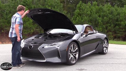 2018 Lexus LC500- Start Up, Test Drive & In Depth Review