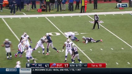 2016 - Tyrod Taylor makes acrobatic escape on 17-yard scramble