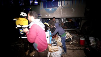 Letzte Rebellen verlassen Ost-Ghuta