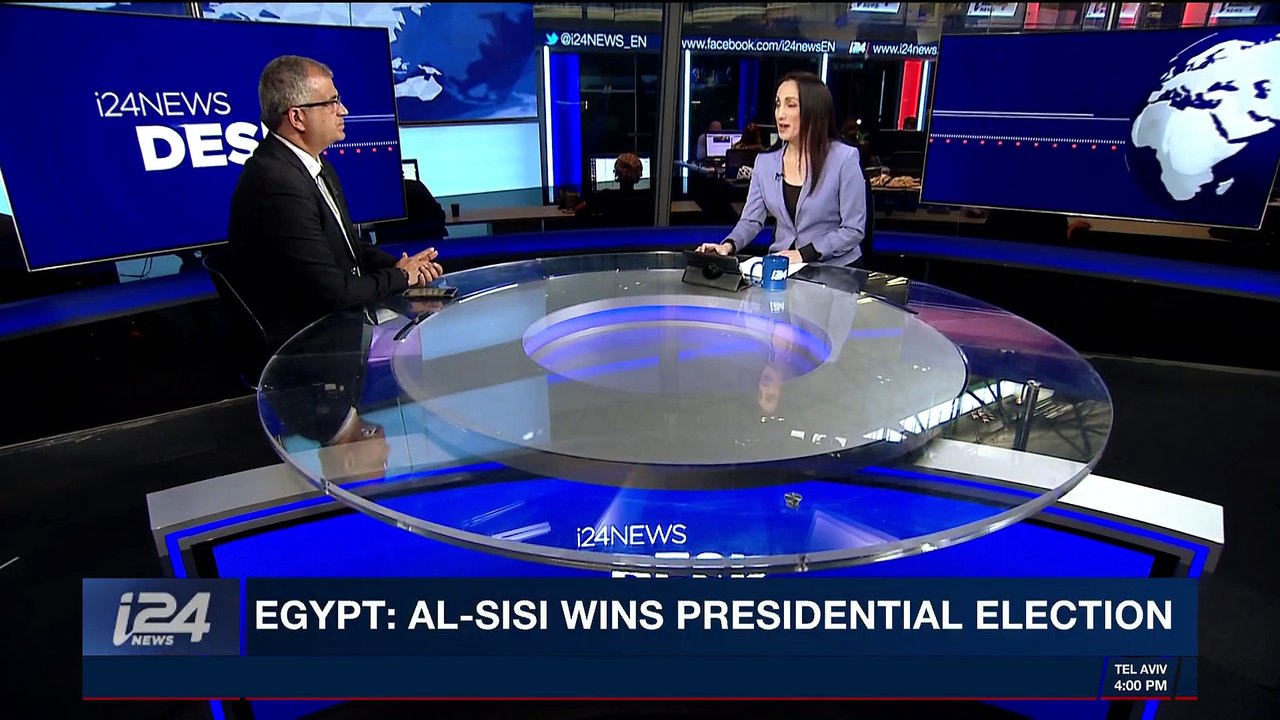 i24NEWS DESK | Egypt: Al-Sisi wins presidential election | Monday, April 2nd 2018