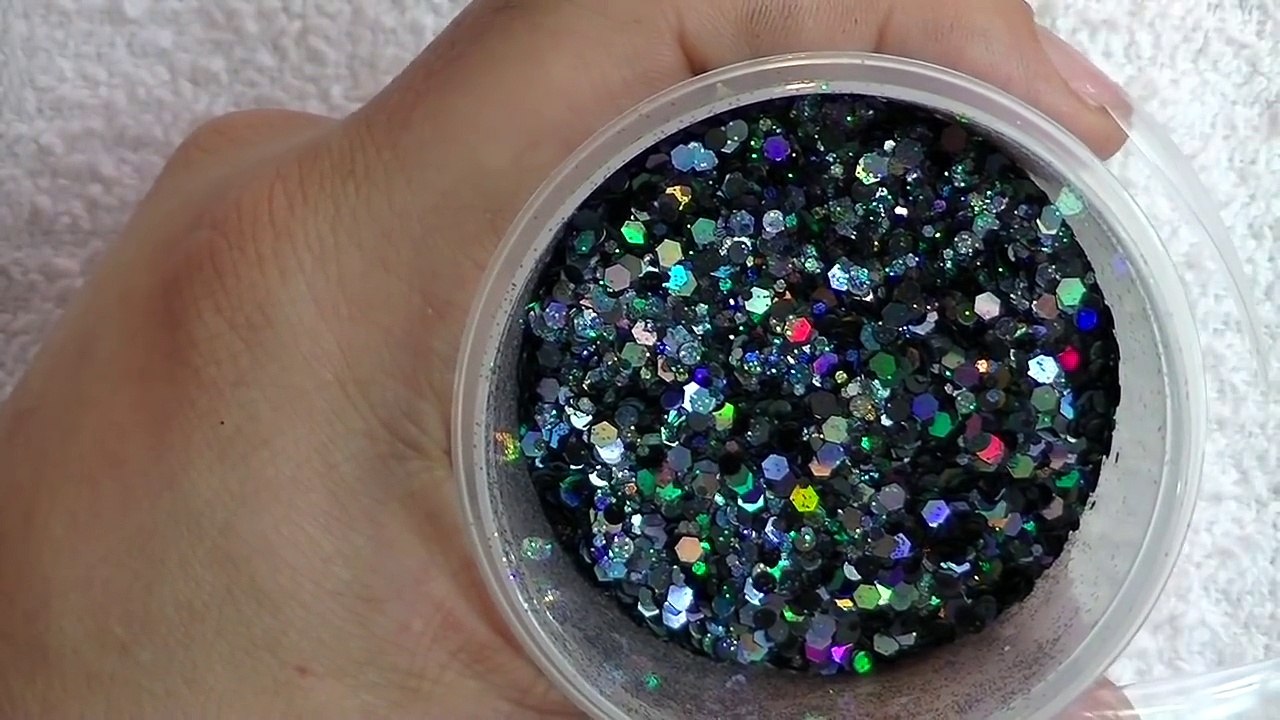 Uñas negras XL Con piedras / luliz nails