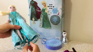 Disney Frozen Toys - 迪士尼玩具冰雪奇缘疯狂跳舞 디즈니 장난감 냉동 우아한 춤 여배우 과정 Disney congelados Juguetes