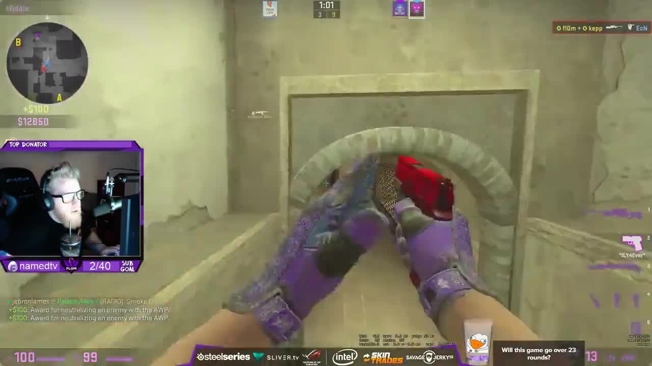 When you hit an insane jump shot and can't stop laughing