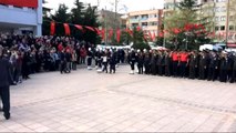 Trabzon' da Derede Cenazesi Bulunan Şehit Polis Memuru Mehmet Ayan İçin Uğurlama Töreni Düzenlendi