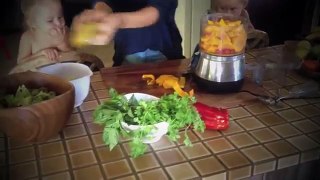 Raw Mango Salsa salad recipe and healthy kids!