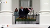 Trump Touts Economy, Military Spending At White House Easter Egg Roll Event