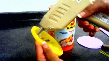 COMO HACER DULCERO ALCANCIA CON LATAS O BOTES Y FOAMI