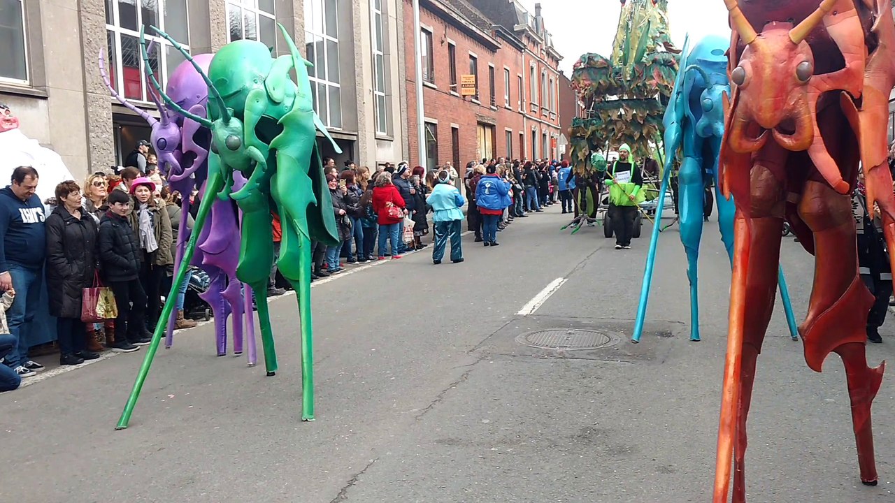Jemappes : De l' ambiance à la Cavalcade. Vidéo 2/5 Eric Ghislain