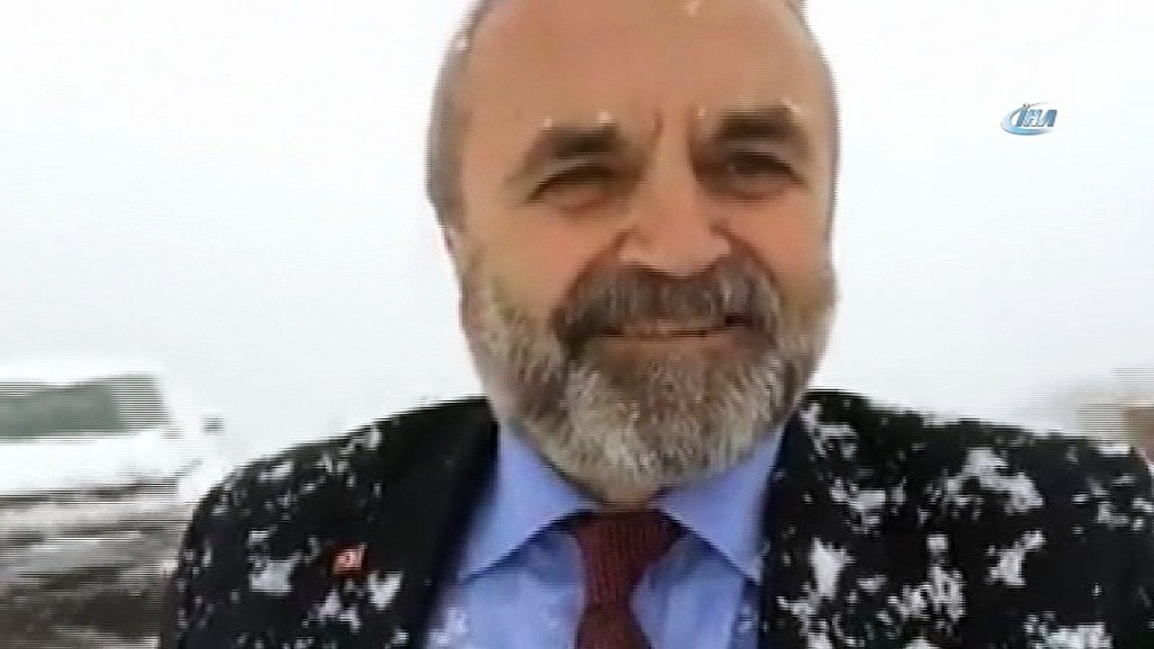 Nisan ayında kar yağdı