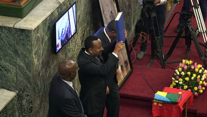Ethiopia's Abiy strikes conciliatory tone in swearing-in speech