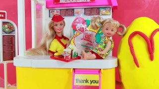 McDonalds Happy Meal Barbie Playset Toy Opening