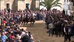 Tradicionales carreras de caballos en el Día de la Luz