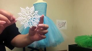 How to make an Elsa tutu dress