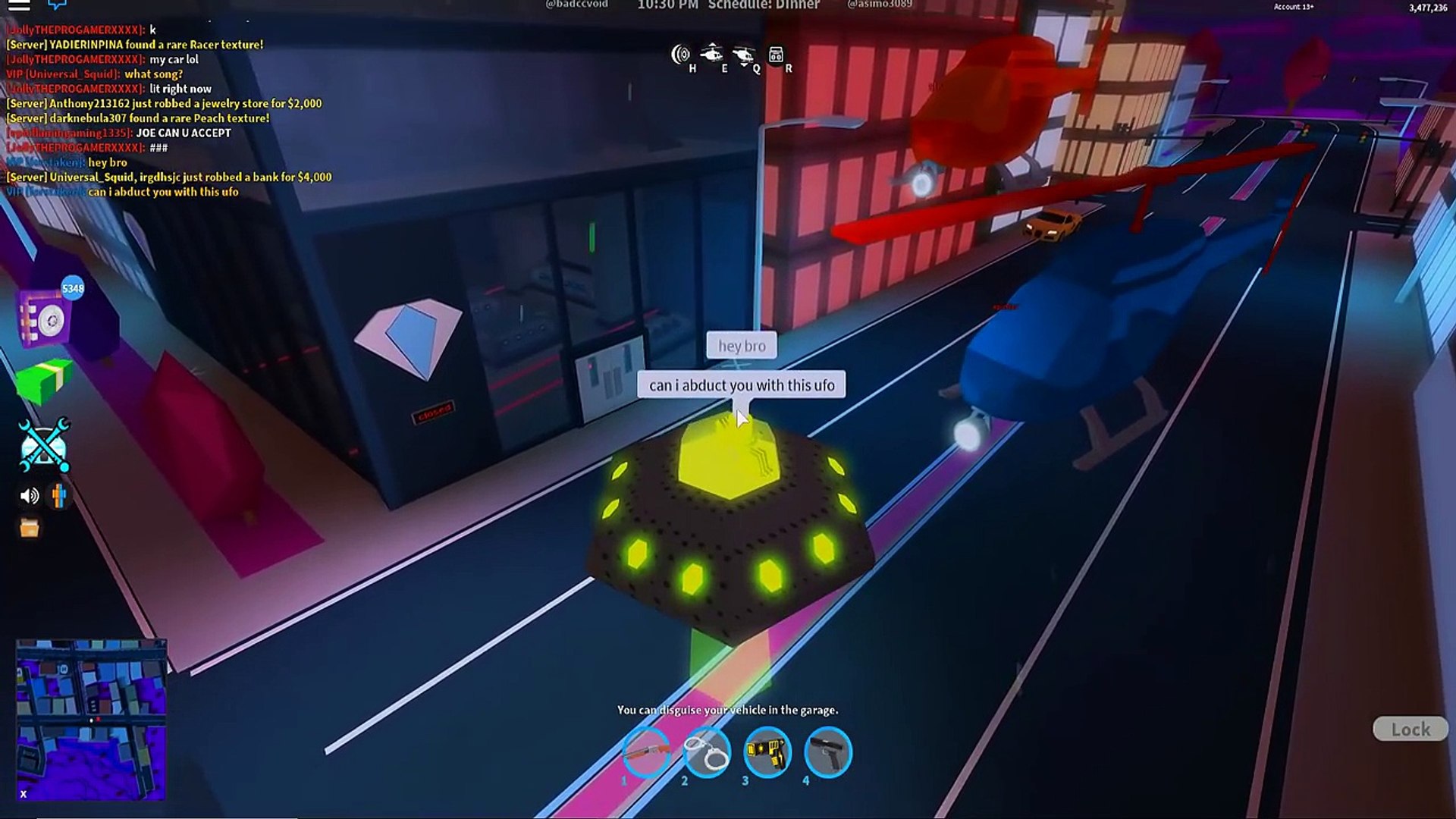Abducting People With The New Ufo Roblox Jailbreak