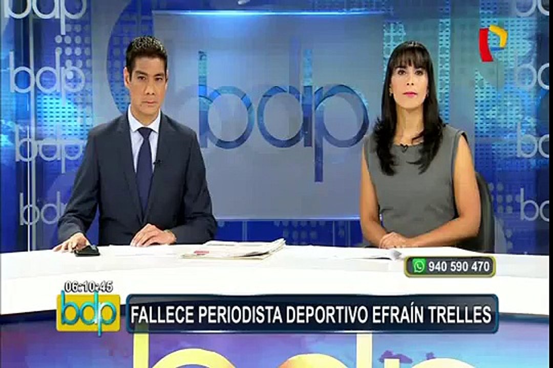 Efraín Trelles: seguidores lamentan muerte del periodista deportivo
