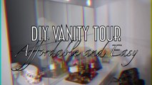 HOW I DIY MY VANITY   Vanity Mirror With Lights ( EASY & AFFORDABLE)