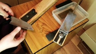 Sharpening japanese knife to be scary sharp