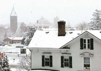 Spring Snow Falls Across Northern New Jersey
