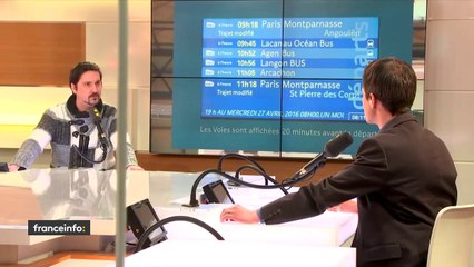 Grève à la #SNCF : "La meilleure manière d’éviter la gêne, ça n’est pas en promettant la guerre mais de négocier et de donner des réponses aux salariés. Nous sommes persuadés que nous allons rallier les usagers", estime Laurent Brun