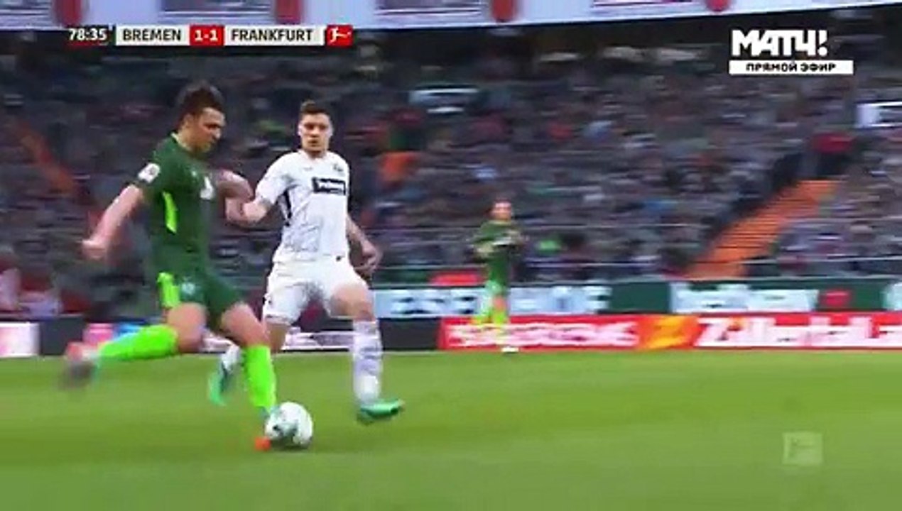 Bremen vence Frankfurt graças a erro garrafal de alvo do Benfica