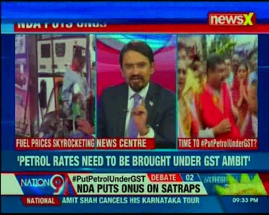 Government hikes petrol prices, centre hits out at states; let's end '100% tax' on fuel? — Nation at 9