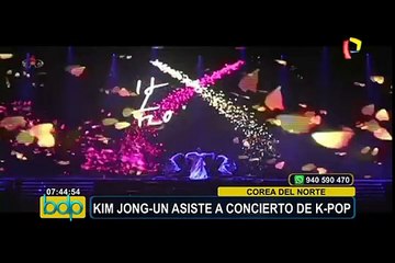 Corea del Norte: Kim Jong Un asistió a concierto de K-Pop