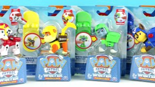Paw Patrol Winter Rescues Snowboard Action Pack Pups Toys Unboxing