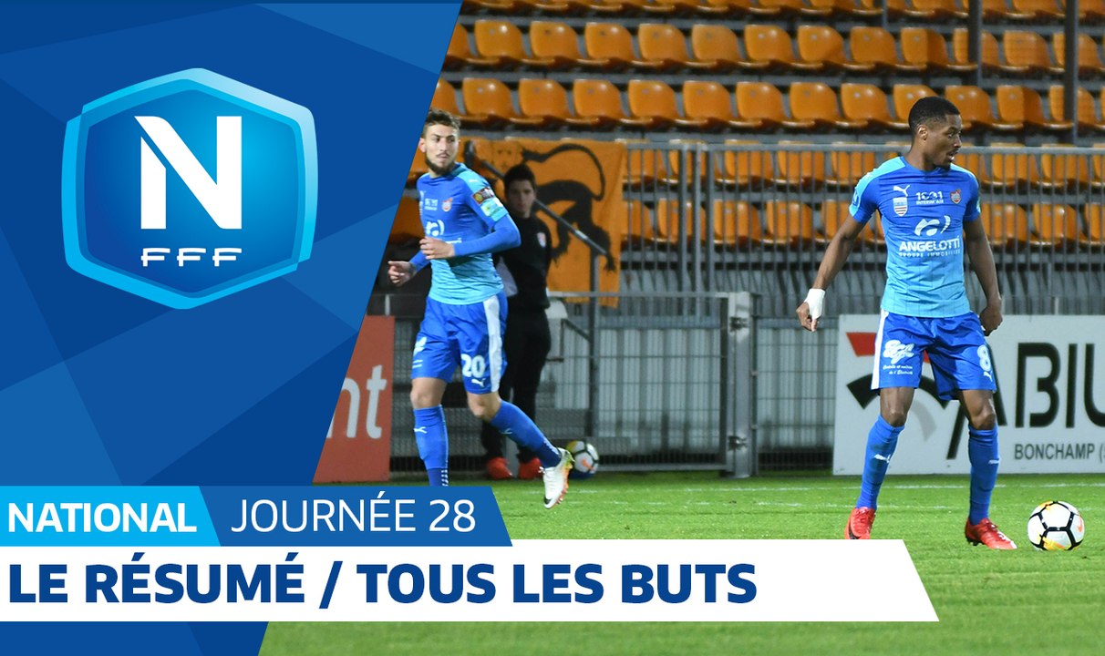 Championnat National, 28e journée I National FFF 2018