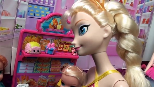 Anna and Elsia Toddlers Ice Cream Mystery #1 Shopping Twin Babies Dolls and Toys Stories