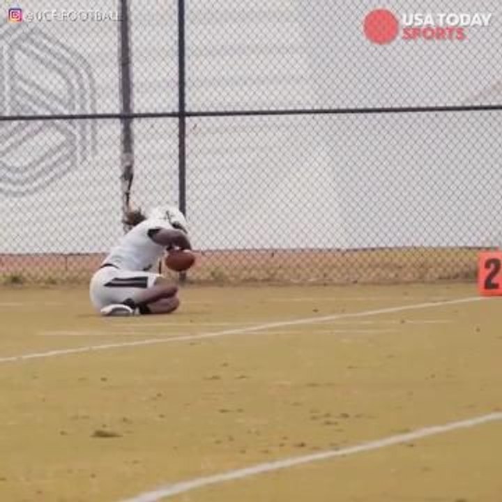 Awesome intercepting catch