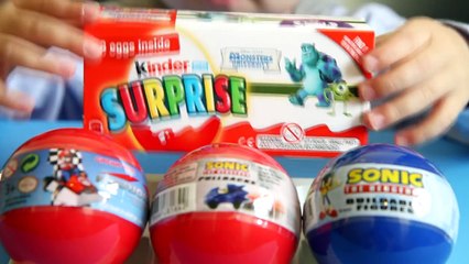 Mario Kart DS - Sonic The Hedgehog - Kinder Surprise Monsters University