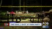 Man dies after shooting at Phoenix park on Easter