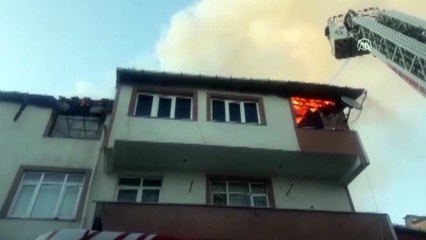 Gebze'de ev yangını - KOCAELİ