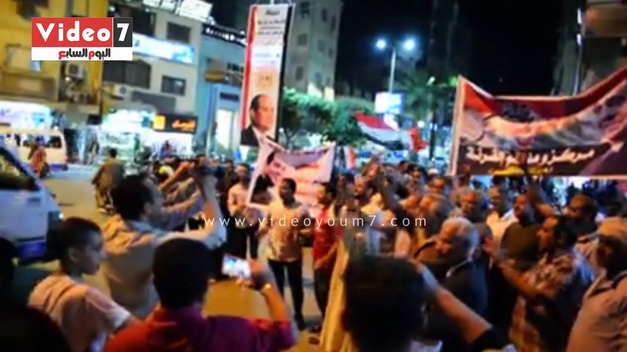 ميادين الأقصر تشهد احتفالات بفوز الرئيس السيسى بفترة ثانية